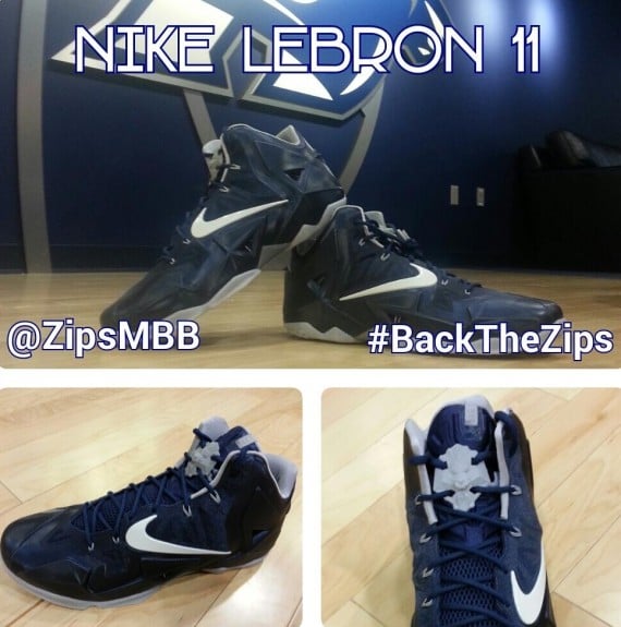 Nike LeBron 11 Akron Zips PE