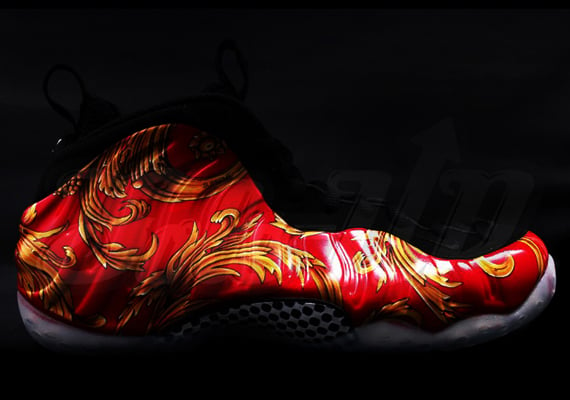 Supreme x Nike Air Foamposite One “Red” – Detailed Look