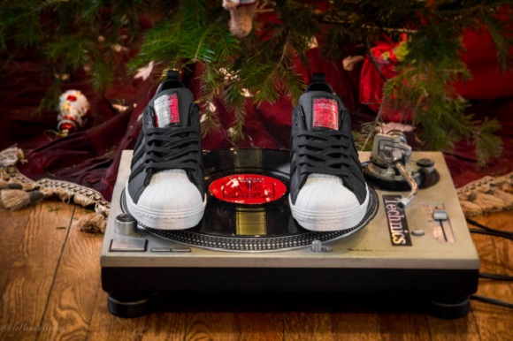 Run DMC x Keith Haring x adidas Originals Superstar 80 Christmas In Hollis Detailed Look