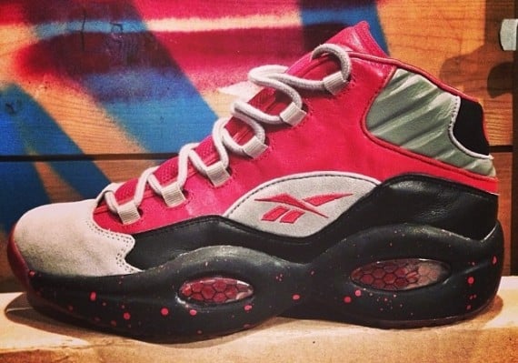 Stash x Reebok Question Black Red Grey Another Look