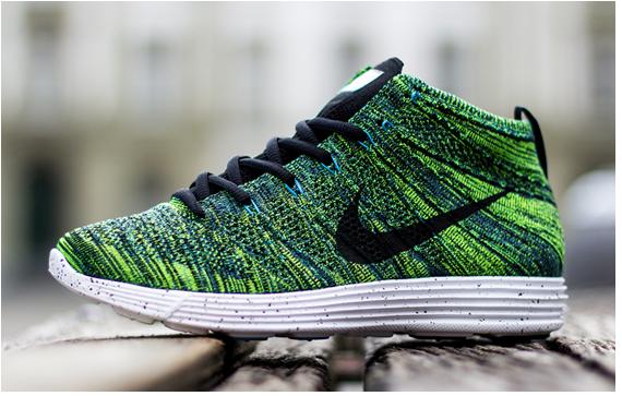 Nike Lunar Flyknit Chukka Green