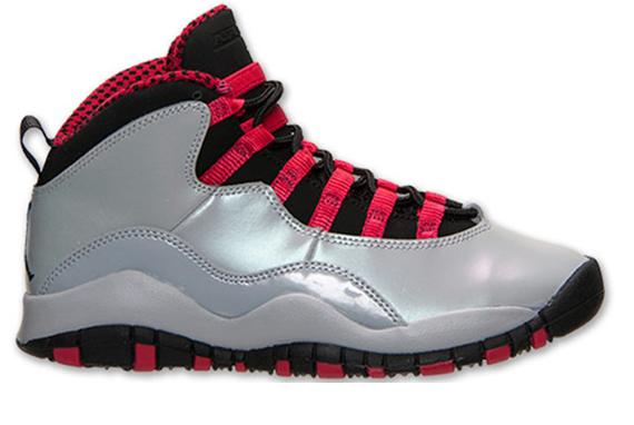 0Air Jordan 10 GS Wolf Grey/Black-Legion Red - Release Reminder