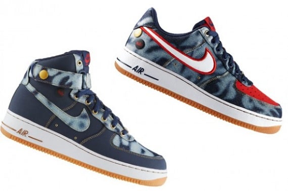 Nike Air Force 1 Washed Denim Pack Release Date