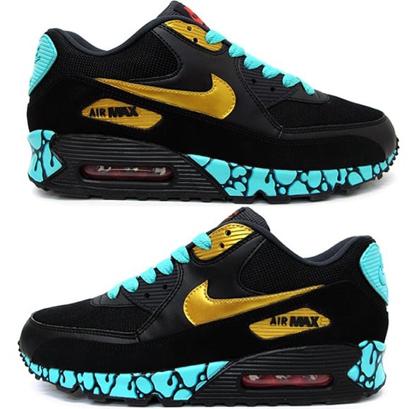 Nike Air Max 90 “Teal Night” Custom by Sekure D