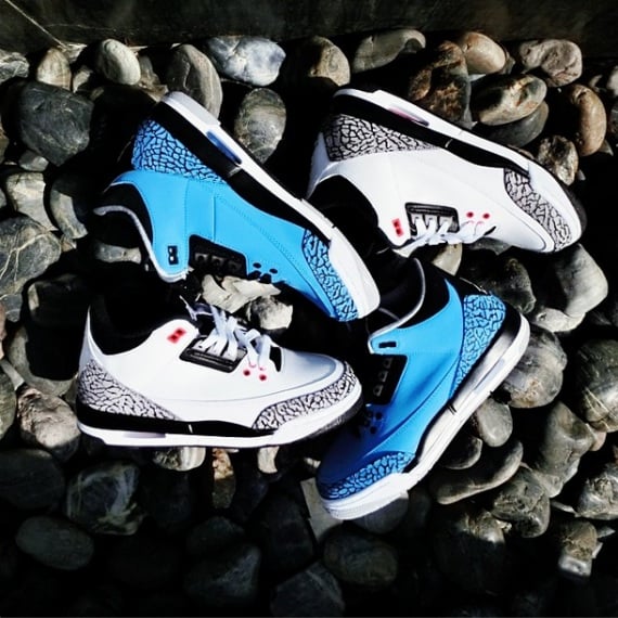 Battle of the Air Jordan IIIs: Cement Grey vs. Powder Blue