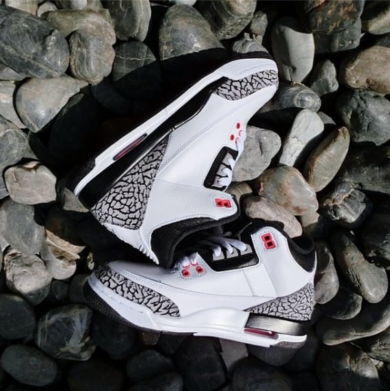 Battle of the Air Jordan IIIs: Cement Grey vs. Powder Blue