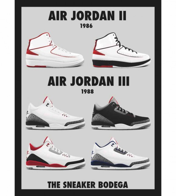 Air Jordan “OGs” Posters by Sneaker Bodega