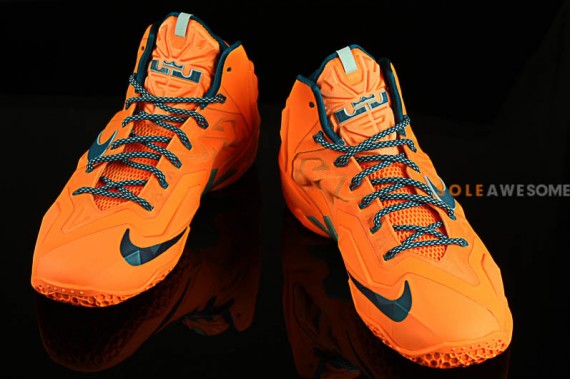 Nike LeBron 11 Atomic Orange Green Abyss Glacier Ice Release Date
