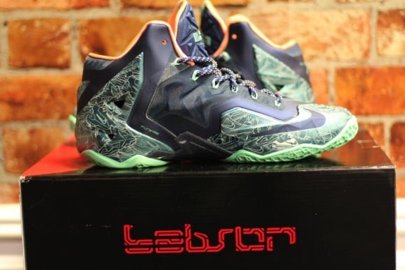 Nike LeBron 11 Laser Customs by Absolelute for Soley Ghost