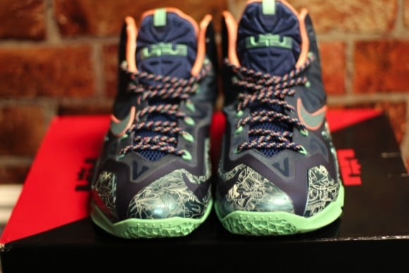 Nike LeBron 11 Laser Customs by Absolelute for Soley Ghost