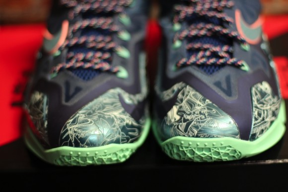 Nike LeBron 11 Laser Customs by Absolelute for Soley Ghost