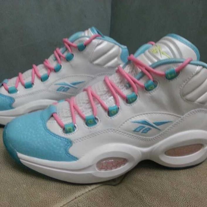 reebok pink and blue