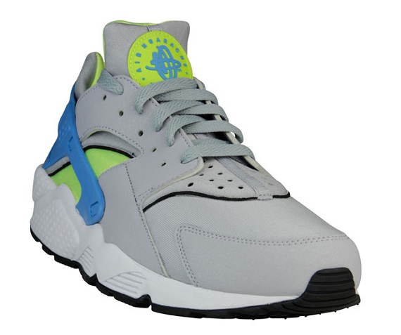 Nike Air Huarache Wolf Grey/Vivid Blue/Volt