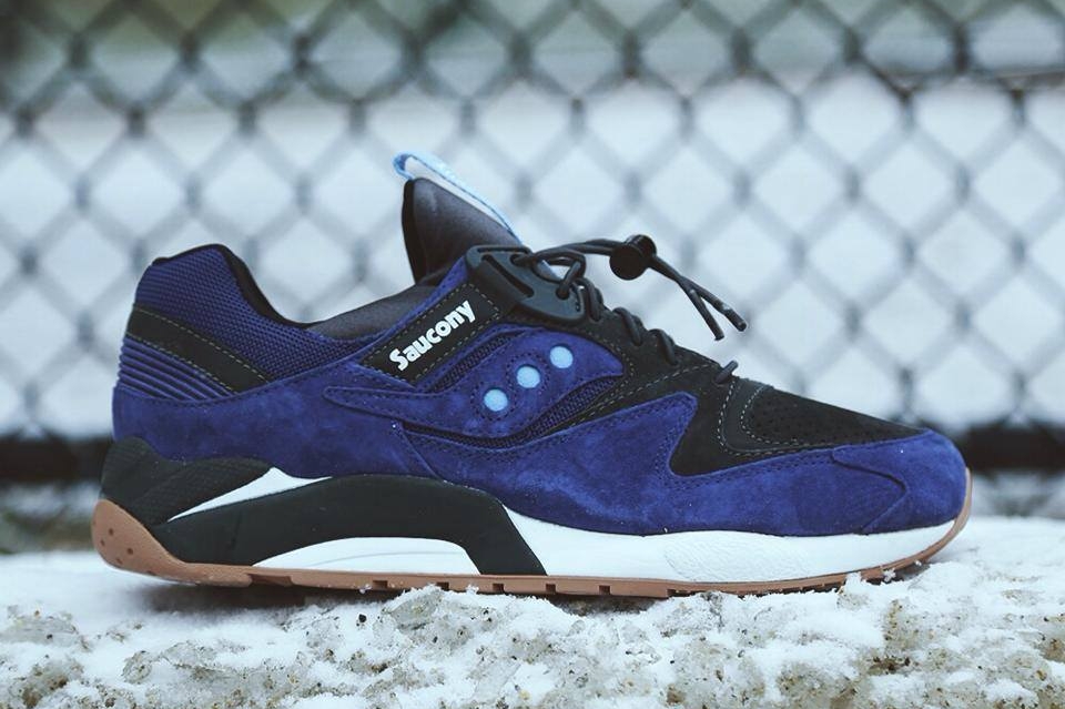 saucony grid 9000 homme blanche