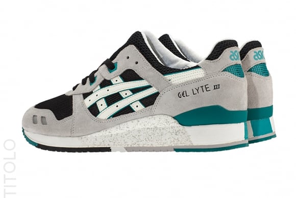 Asics GL III GreyBlkTeal