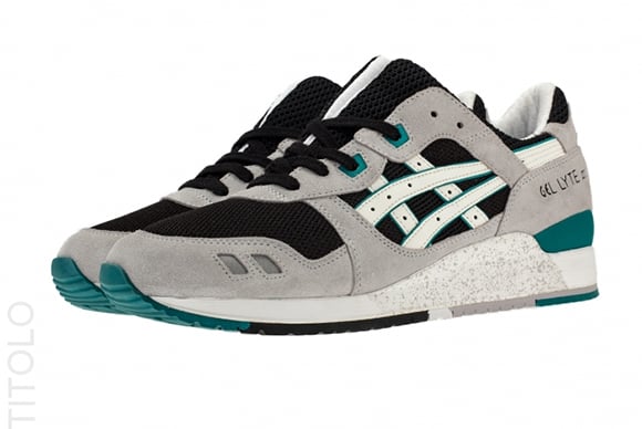 Asics GL III GreyBlkTeal