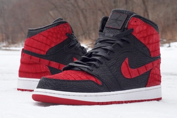 Air Jordan 1 Crocodile + Shark Bred Custom