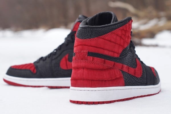 Air Jordan 1 Crocodile + Shark Bred Custom