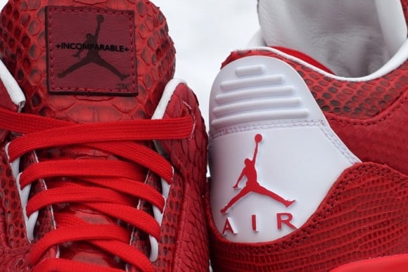 Air Jordan 3 Valentines by JBF Customs