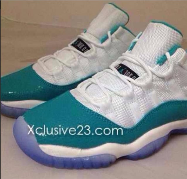 Air Jordan XI (11) Low GS ‘White/Aqua’