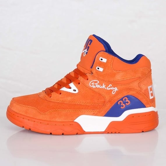 Ewing Guard Orange Suede Now Available 