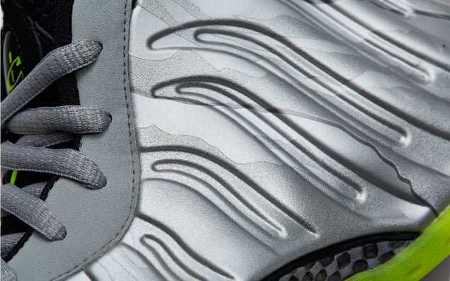 Nike Air Foamposite One Metallic Silver Volt Black Metallic Cool Grey Official Images