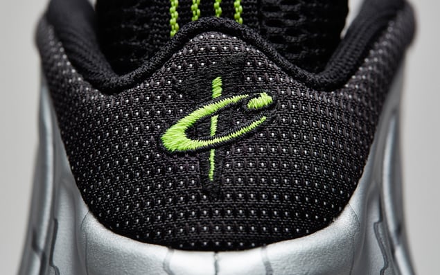Nike Air Foamposite One Metallic Silver Volt Black Metallic Cool Grey Official Images