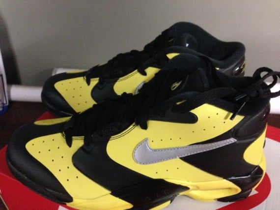 Nike Air Up ’14 Black Metallic Silver Yellow Strike