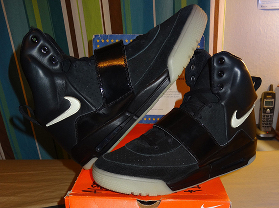 Nike Air Yeezy Black/Black Sample on eBay