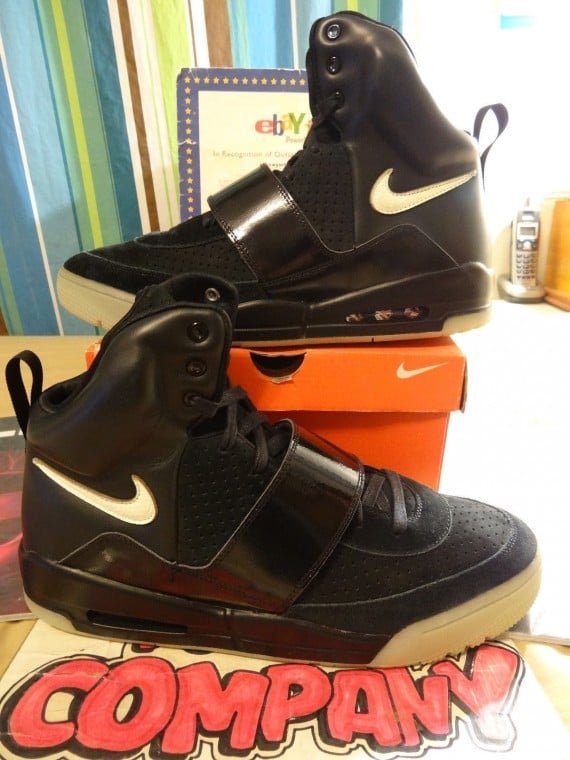 Nike Air Yeezy Black/Black Sample on eBay