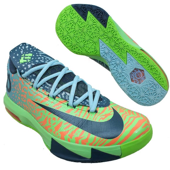 Nike KD VI (6) ‘Electric Green/Night Factor-Atomic Orange’ | Available Early on eBay