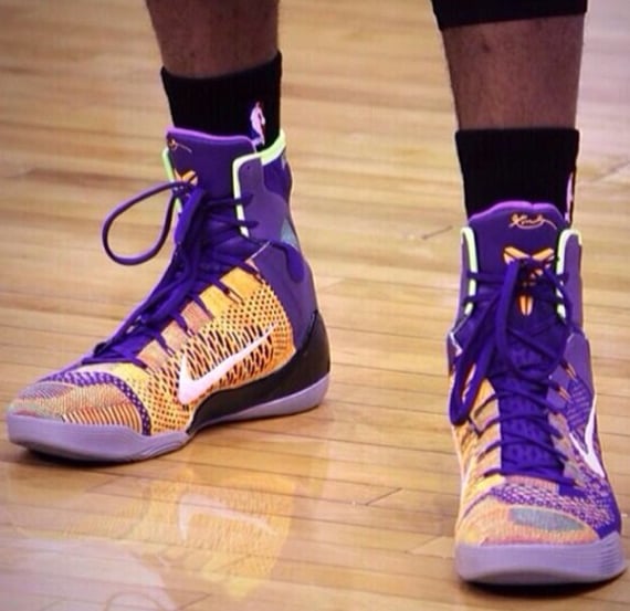 kobe 9 purple and yellow