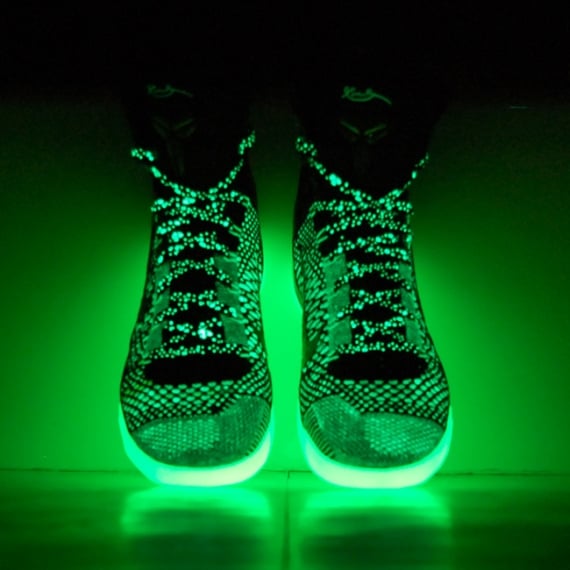 Nike Kobe 9 Elite Nola Gumbo Glow Customs by Gourmet Kickz