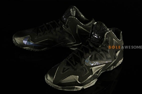 Nike LeBron 11 Stealth Detailed Look