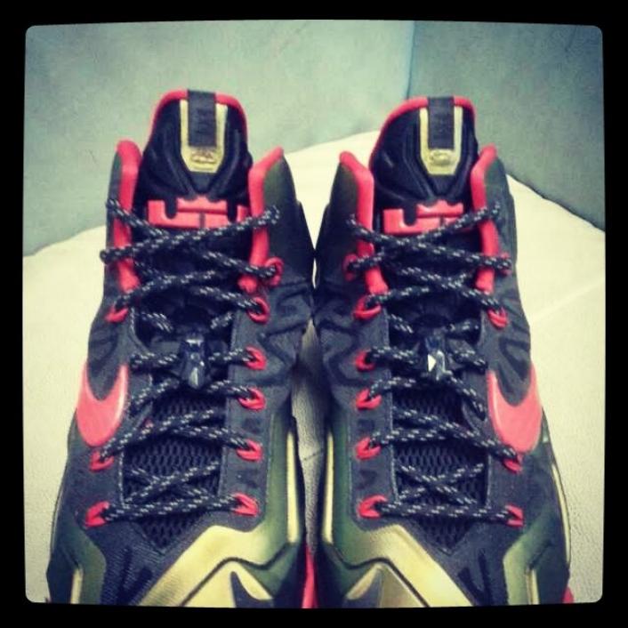 Nike LeBron XI (11) Gold Red First Look