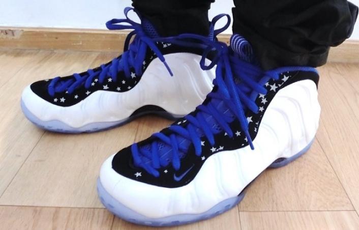 Nike Air Foamposite One Shooting Stars On Foot Images