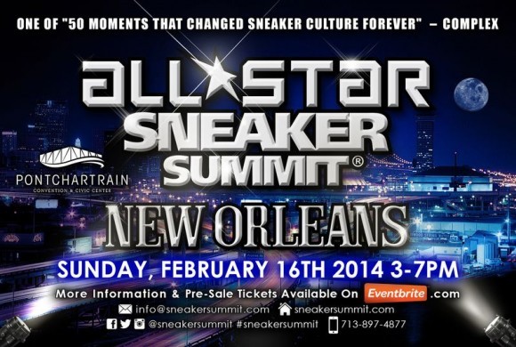 All Star Sneaker Summit New Orleans Event Reminder