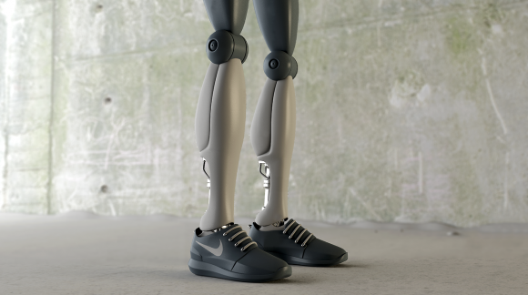 Sneaker Art: Nike Robotics by Simeon Georgiev