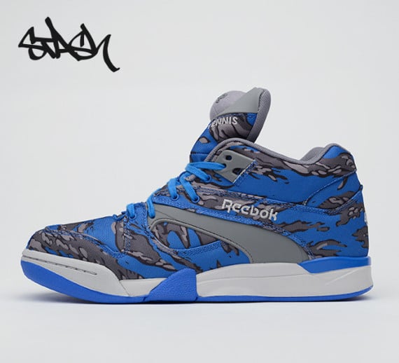 reebok on court vi blue sneakers
