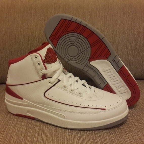 Air Jordan 2 Retro White Red Yet Another Detailed Look