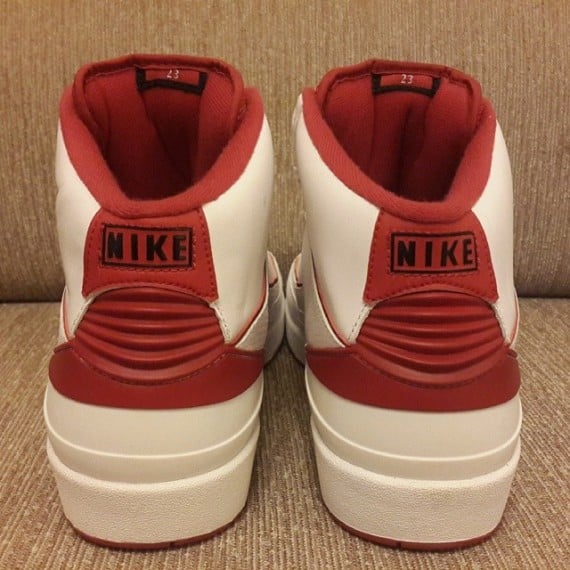 Air Jordan 2 Retro White Red Yet Another Detailed Look