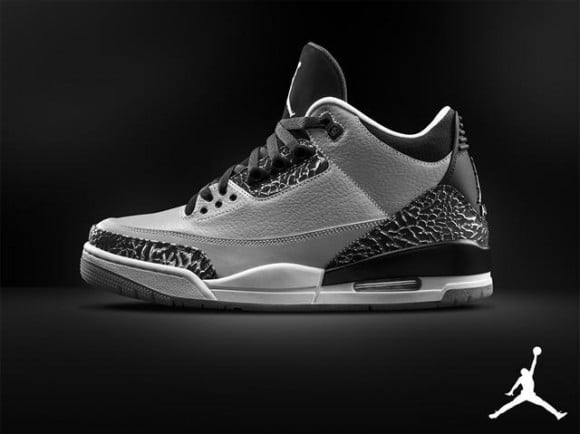 Air Jordan 3 Retro Wolf Grey Official Look