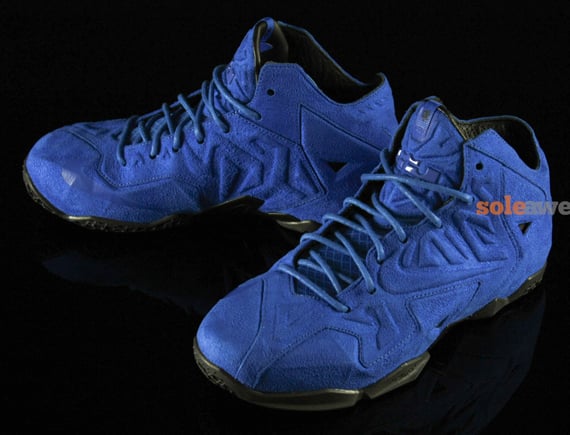Nike LeBron 11 EXT Blue Suede Another Look