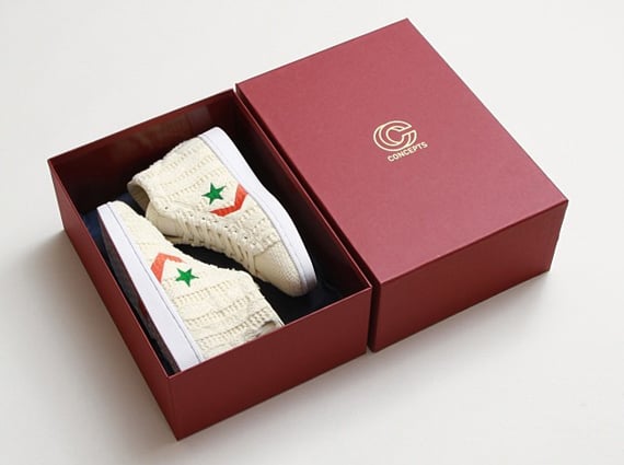 Concepts x Converse Pro Leather Hi Aran Sweater Special Packaging