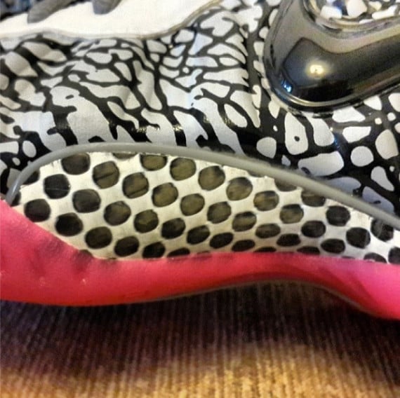 Nike Air Foamposite Pro Elephant Print Closer Look