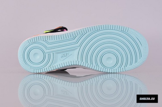 Nike Air Force 1 Mid GS Black Metallic Silver Glacier Ice Red Violet Now Available