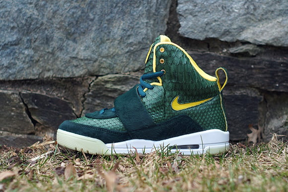 Nike Air Yeezy Oregon Ducks Custom by JBF Customs