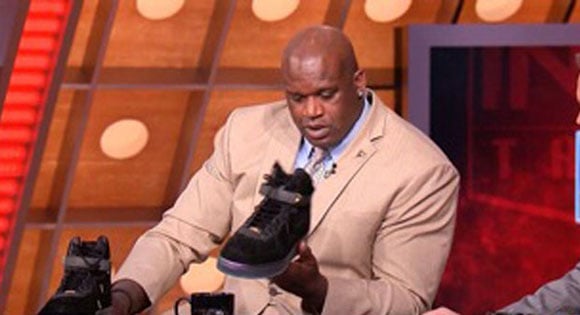 Nike Gifts Shaq with Air Force 1 on Inside the NBA