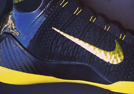 Nike Kobe 9 Elite Black Yellow PE Preview