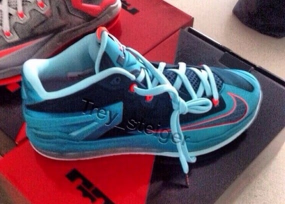 Nike LeBron 11 Low Aqua Blue Orange First Look